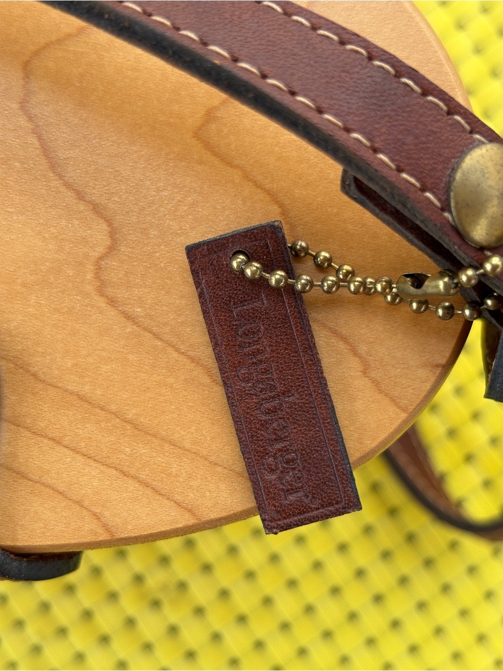 Longaberger Vintage Saddleback Crossbody Basket Purse - Picture 3 of 12